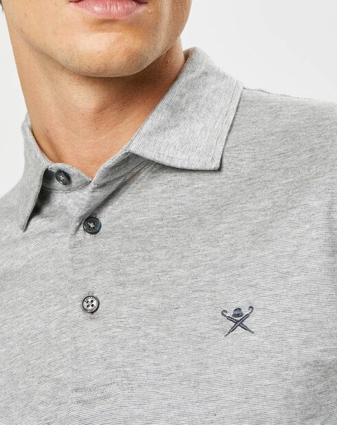 Polo Classic Fit Mercerise gris
