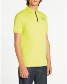 Polo col zippé Aston Martin Racing jaune