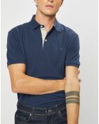 Polo Classic Fit Piqué bleu marine