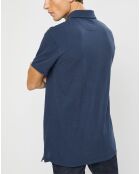 Polo Classic Fit Piqué bleu marine