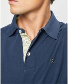 Polo Classic Fit Piqué bleu marine