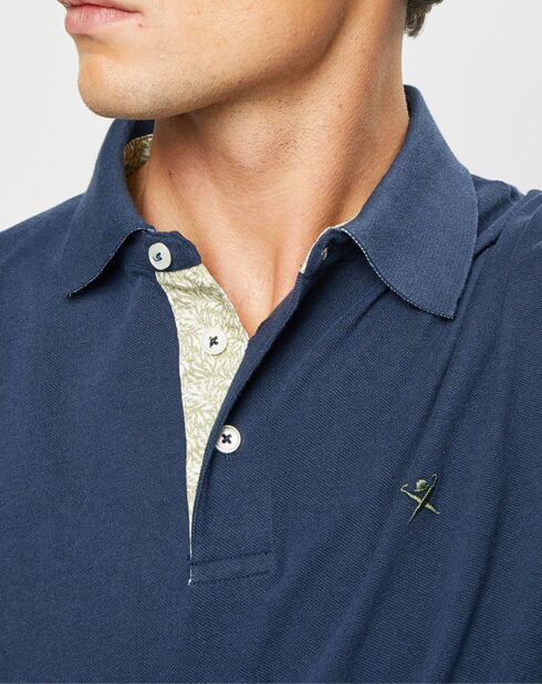 Polo Classic Fit Piqué bleu marine