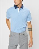 Polo Classic Fit Piqué Brand bleu ciel