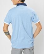 Polo Classic Fit Piqué Brand bleu ciel
