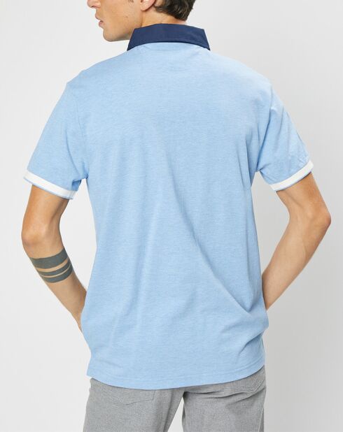 Polo Classic Fit Piqué Brand bleu ciel
