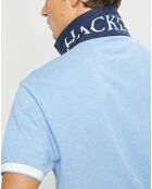 Polo Classic Fit Piqué Brand bleu ciel