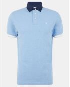 Polo Classic Fit Piqué Brand bleu ciel