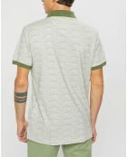 Polo Classic Fit Imprimé Allover kaki/beige