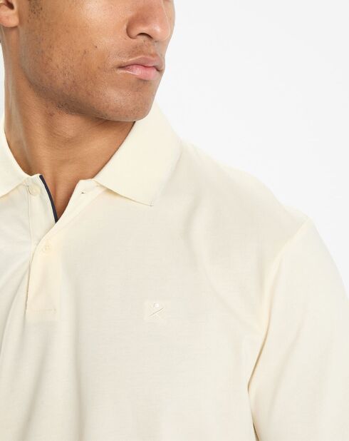 Polo en Jersey Regular Fit uni Smart écru