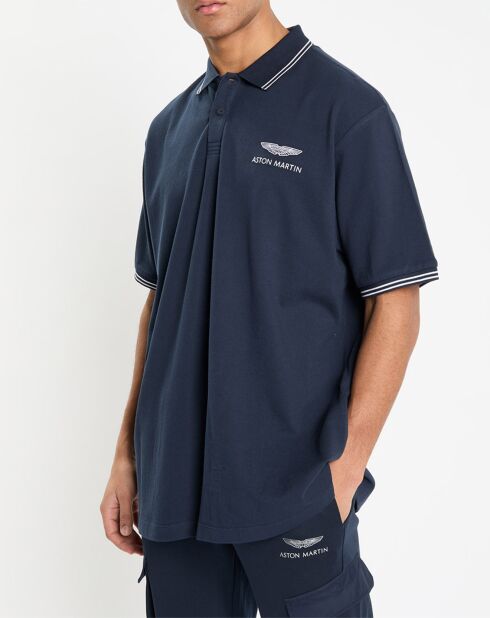 Polo Regular Fit uni Aston Martin Racing Logo bleu