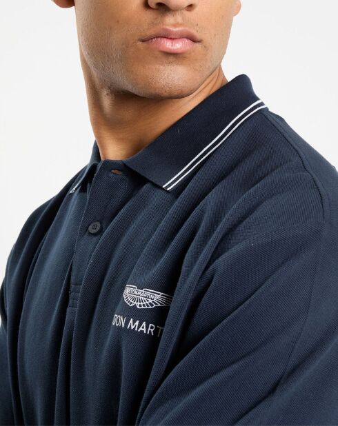 Polo Regular Fit uni Aston Martin Racing Logo bleu