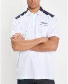 Polo Regular Fit Aston Martin Racing Rib blanc