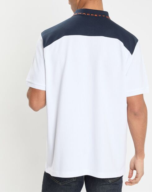 Polo Regular Fit Aston Martin Racing Rib blanc