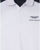 Polo Regular Fit Aston Martin Racing Rib blanc