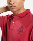 Polo Regular Fit piqué Blason rouge