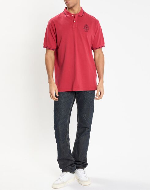Polo Regular Fit piqué Blason rouge