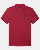 Polo Regular Fit piqué Blason rouge