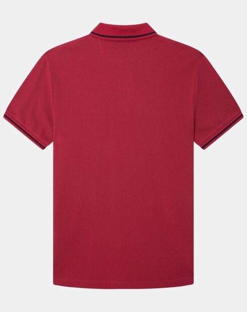 Polo Regular Fit piqué Blason rouge