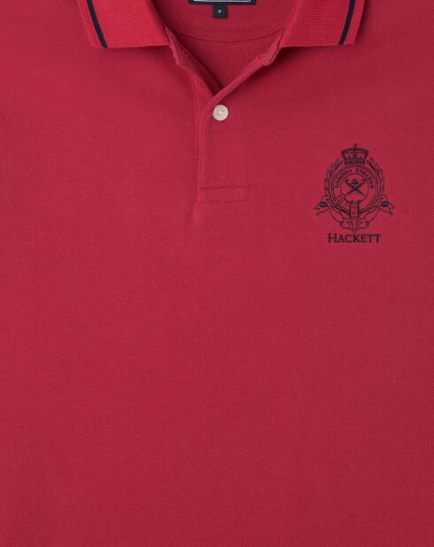 Polo Regular Fit piqué Blason rouge