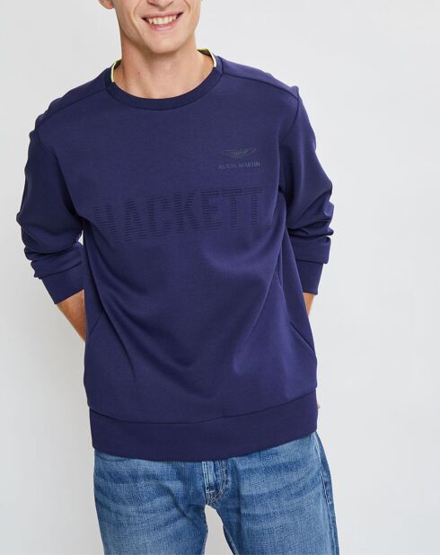 Sweat Aston Martin Racing bleu marine
