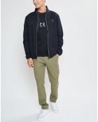 Blouson Aston Martin Racing Jersey bimatière noir