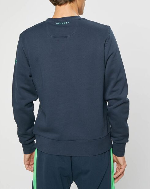 Sweat Logo Fluo Aston martin Racing bleu marine/vert