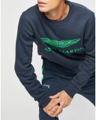 Sweat Logo Fluo Aston martin Racing bleu marine/vert