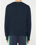 Sweat Logo Fluo Aston martin Racing bleu marine/vert