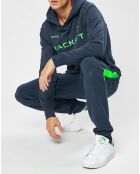 Sweat à capuche Aston Martin Racing bleu marine/vert