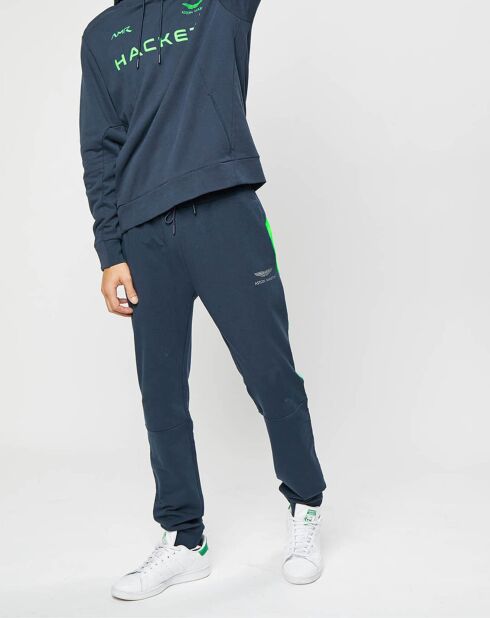 Sweat à capuche Aston Martin Racing bleu marine/vert