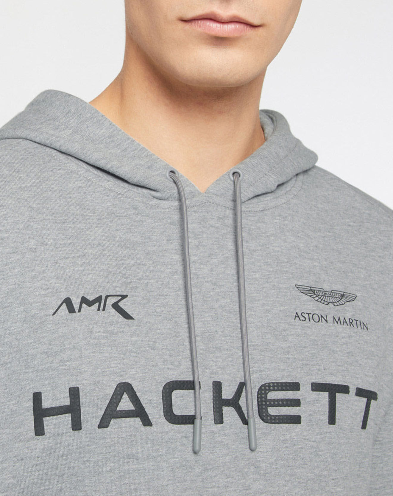 Sweat à Fermeture Éclair Aston Martin Racing X Hackett - Taille M Gris Coton - Occasion (Défauts Notés)