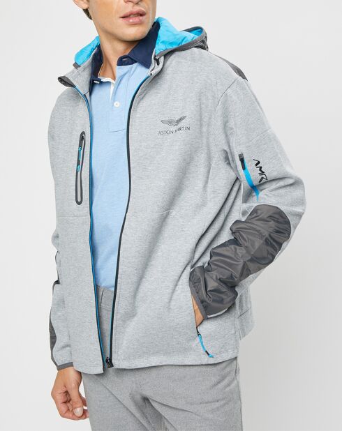 Blouson Sweat Hybride Aston Martin Racing  gris
