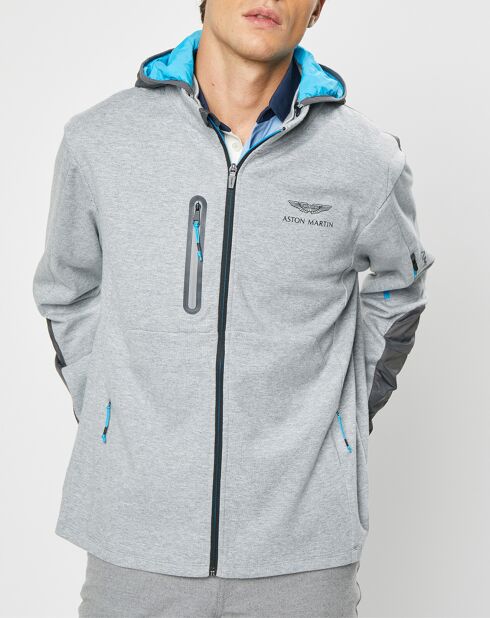 Blouson Sweat Hybride Aston Martin Racing  gris
