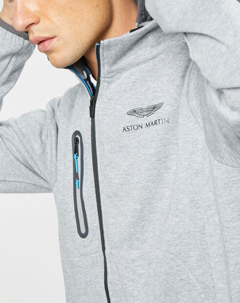 Blouson Sweat Hybride Aston Martin Racing  gris