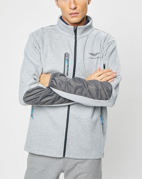 Blouson Sweat Hybride Aston Martin Racing  gris
