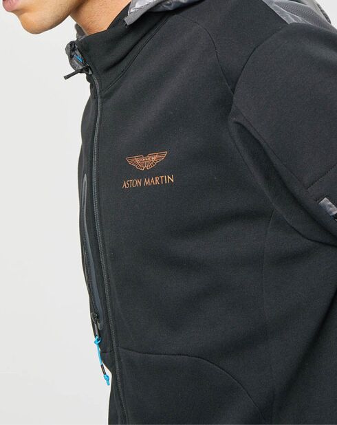 Blouson Sweat Hybride Aston Martin Racing noir