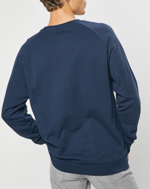 Sweat Raglan Crew bleu marine