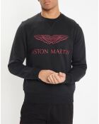 Sweat col rond Aston Martin Racing noir
