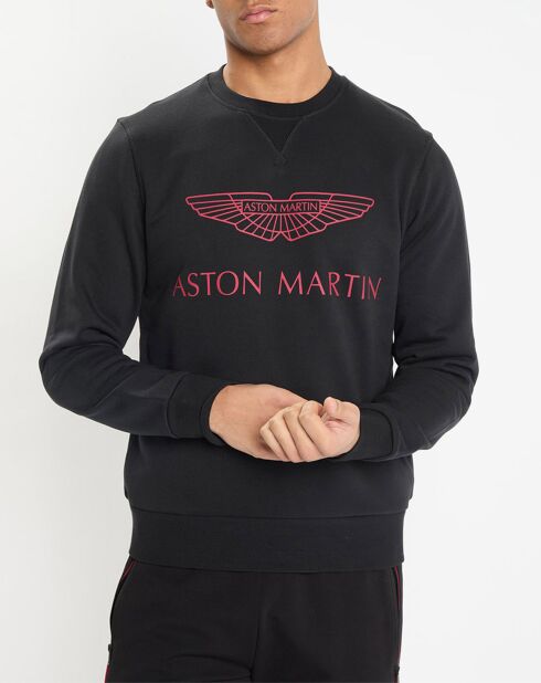 Sweat col rond Aston Martin Racing noir