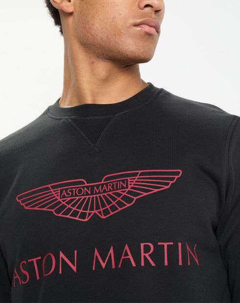 Sweat col rond Aston Martin Racing noir