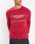 Sweat col rond Aston Martin Racing rouge