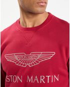 Sweat col rond Aston Martin Racing rouge