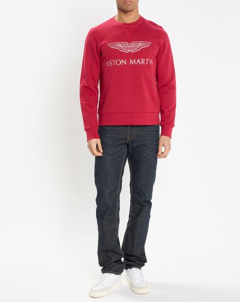 Sweat col rond Aston Martin Racing rouge