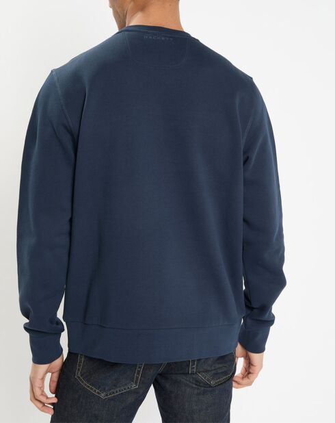 Sweat col rond Aston Martin Racing bleu marine