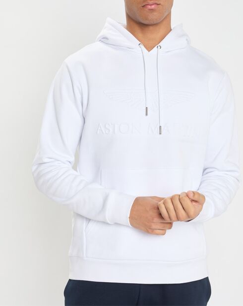 Sweat à capuche Aston Martin Racing blanc