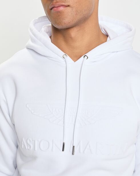 Sweat à capuche Aston Martin Racing blanc