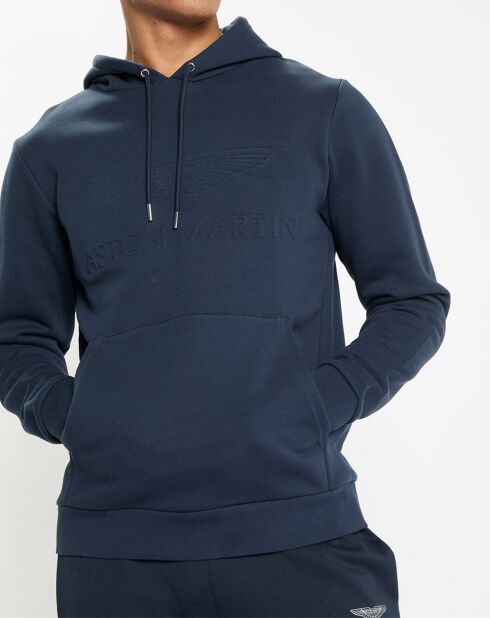 Sweat à capuche Aston Martin Racing bleu marine