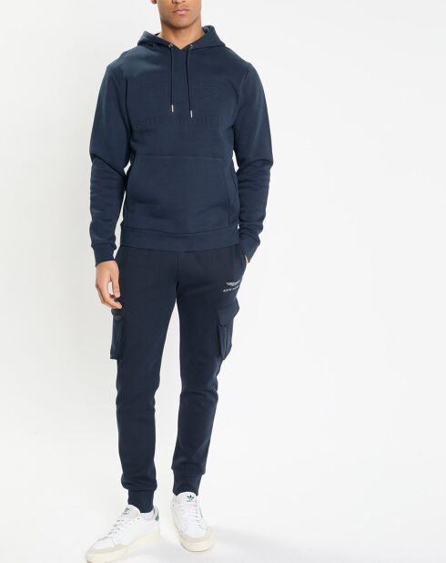 Sweat à capuche Aston Martin Racing bleu marine