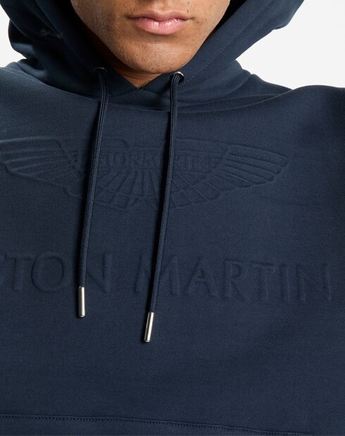 Sweat à capuche Aston Martin Racing bleu marine