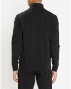 Sweat zippé col montant noir